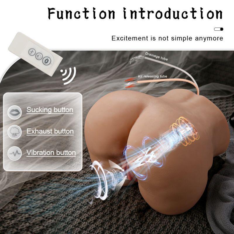 Tempting Temptress - Dual-Function Lifelike Butt Masturbation Toy - Xoxomoving