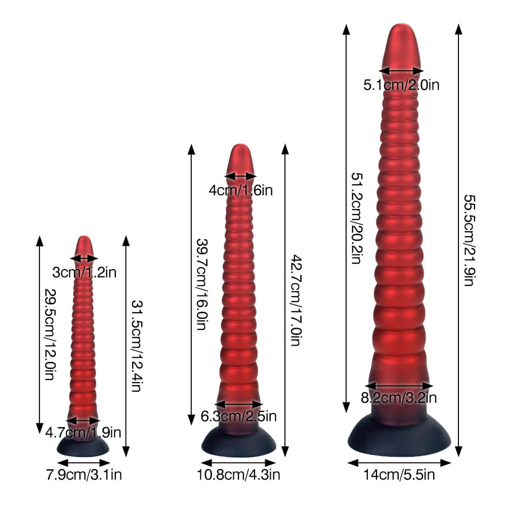 Tendril - Tentacle Dildo - Ribbed Dildo Xoxomoving