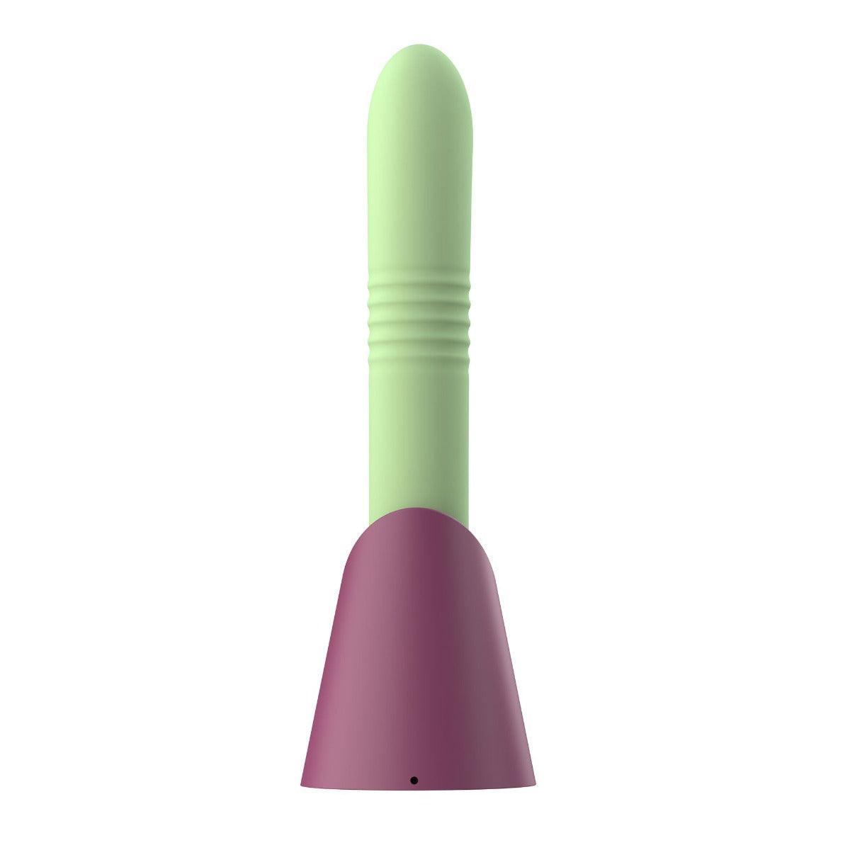 The Coelho - Telescopic Thrusting Silicone Rabbit Vibe with Charging Stand - Xoxomoving