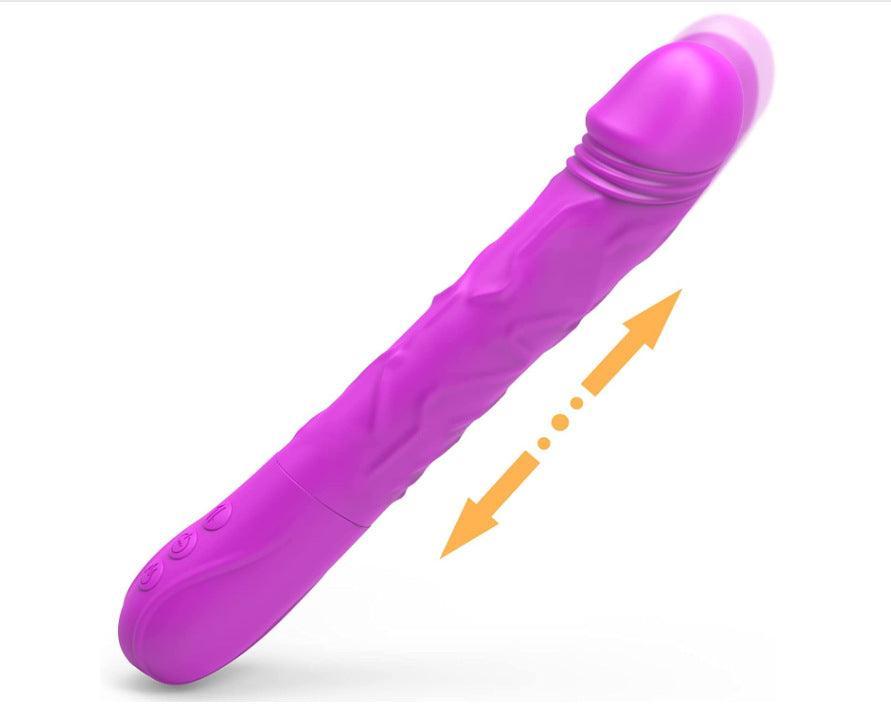 The King | G-Spot Vibrating Dildo with 27 Modes - Xoxomoving