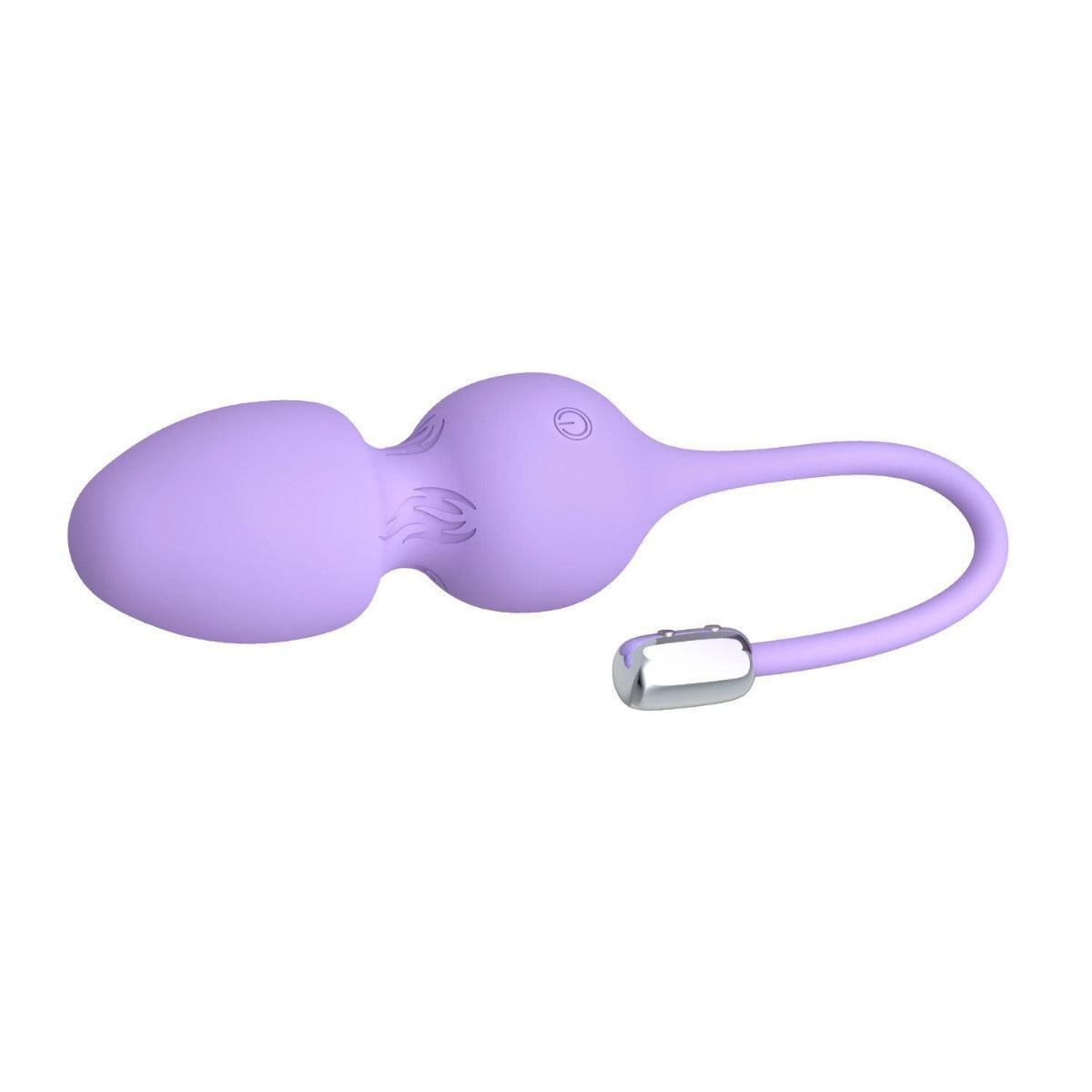 The Menina - Bouncing and Rolling Silicone Vibrating Kegel Exerciser with Remote - Xoxomoving