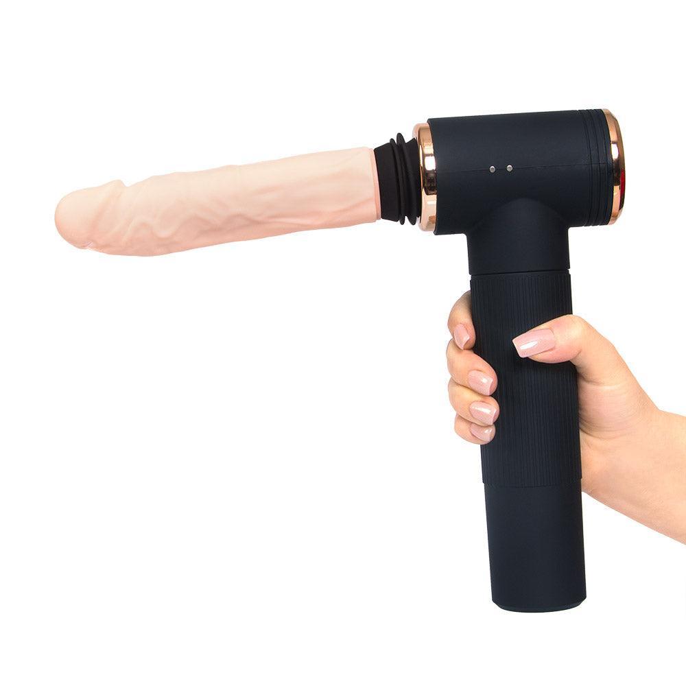 Thrusting Vibrating Heating Dildo - Realistic G-Spot Stimulator with Suction Cup - Xoxomoving