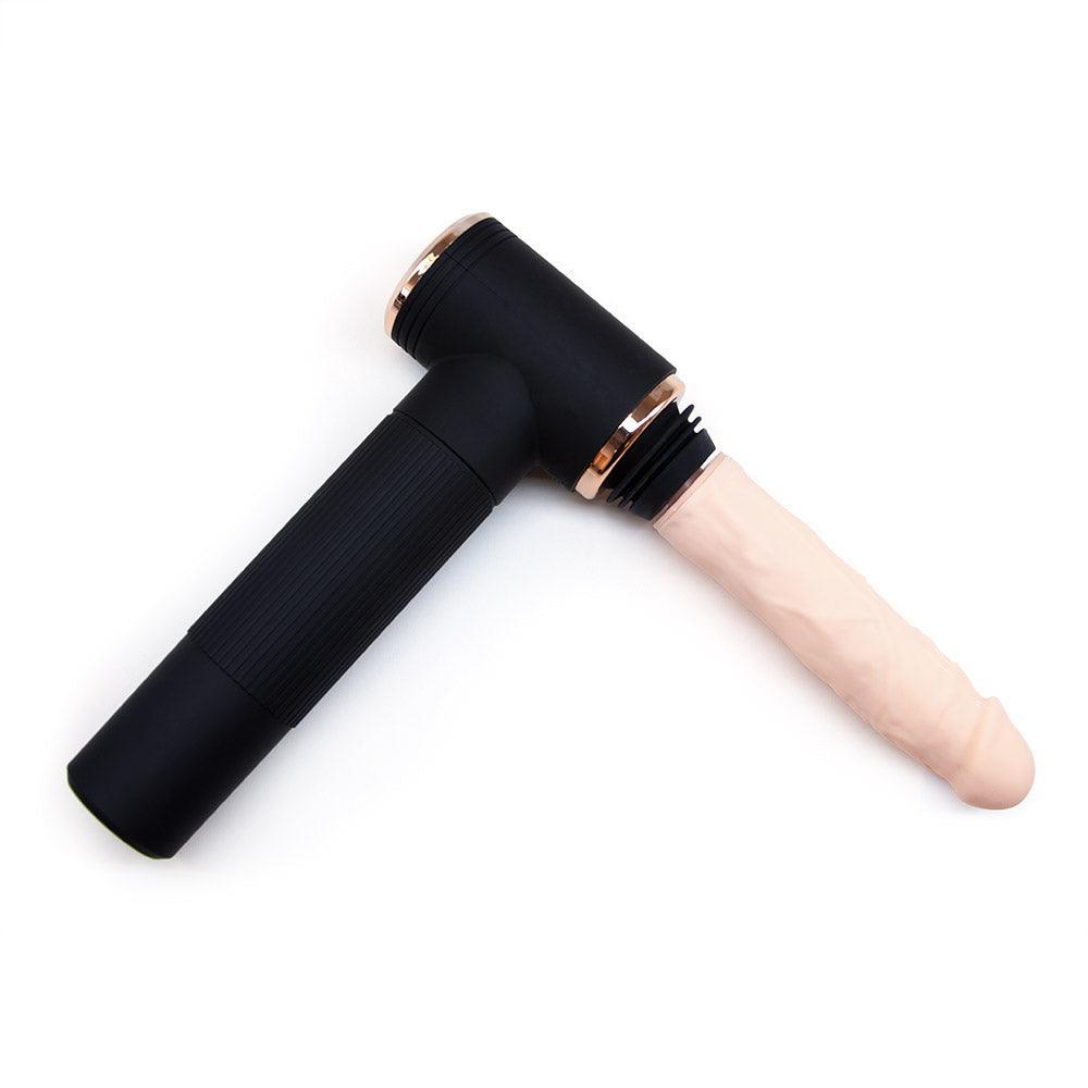 Thrusting Vibrating Heating Dildo - Realistic G-Spot Stimulator with Suction Cup - Xoxomoving