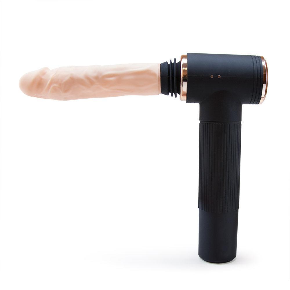 Thrusting Vibrating Heating Dildo - Realistic G-Spot Stimulator with Suction Cup - Xoxomoving