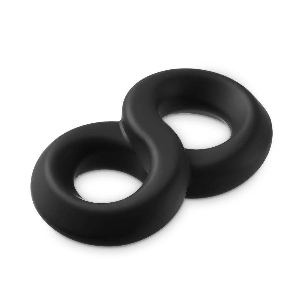 Thick and Soft Infinite Loop Doubled Restraint Penis Ring - Enhance Pleasure and Performance - Xoxomoving