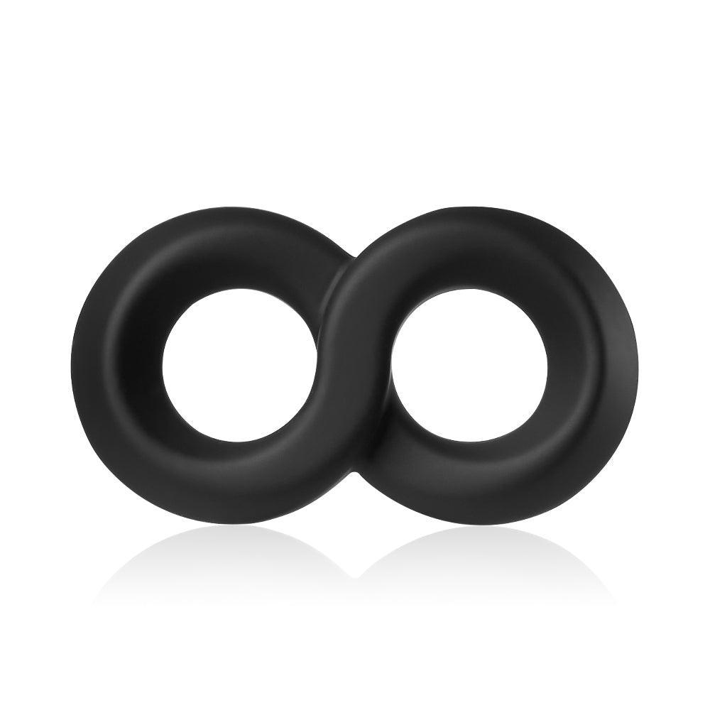 Thick and Soft Infinite Loop Doubled Restraint Penis Ring - Enhance Pleasure and Performance - Xoxomoving