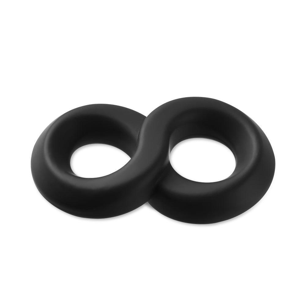 Thick and Soft Infinite Loop Doubled Restraint Penis Ring - Enhance Pleasure and Performance - Xoxomoving