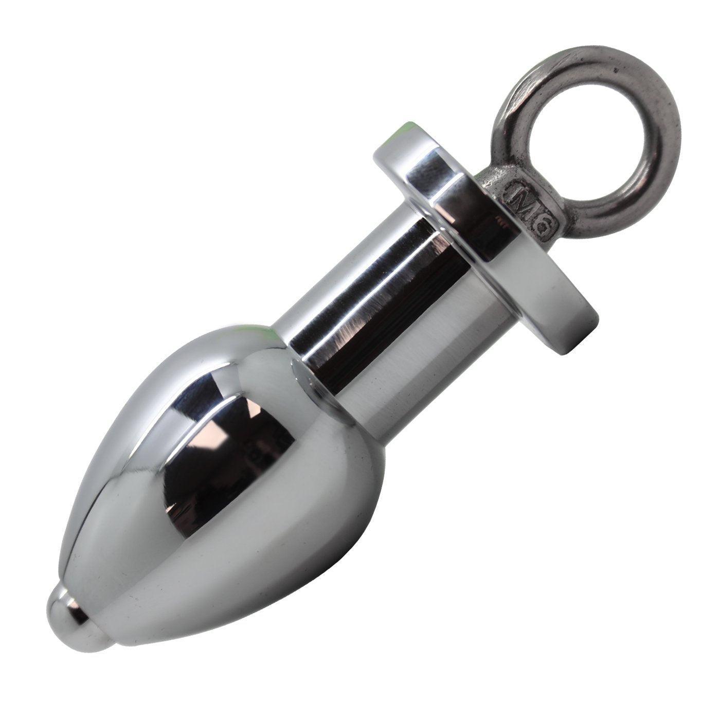 Thru Hole Enema Metal Butt Plug With Removable Core - Xoxomoving