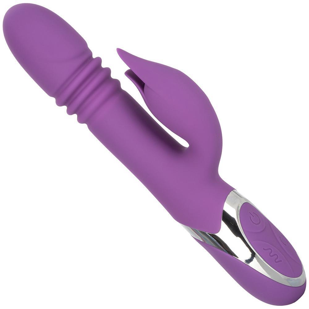 Thrusting Dual-Action Vibrator - Incredible G-Spot and Clitoral Stimulation! - Xoxomoving