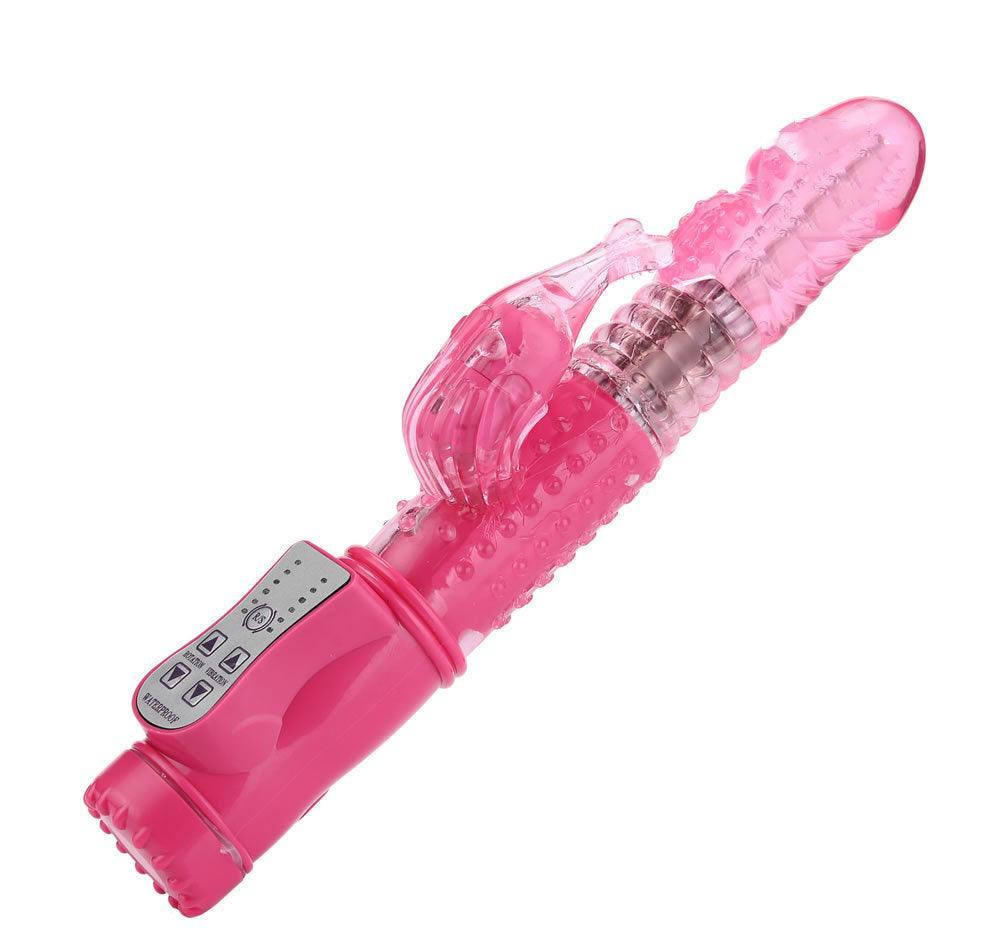 Thrusting Rotating Dual-Action Butterfly Vibrator - Xoxomoving