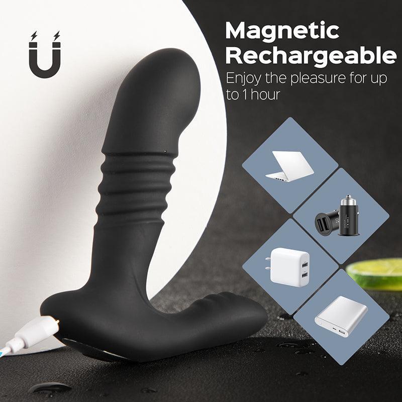 Thrusting Vibrating Prostate & Perineum Massager - Xoxomoving