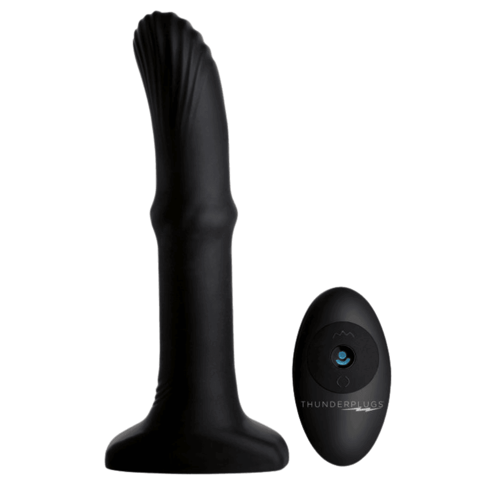 ThunderPlugs Sliding Shaft Anal Plug with Remote Control - Xoxomoving