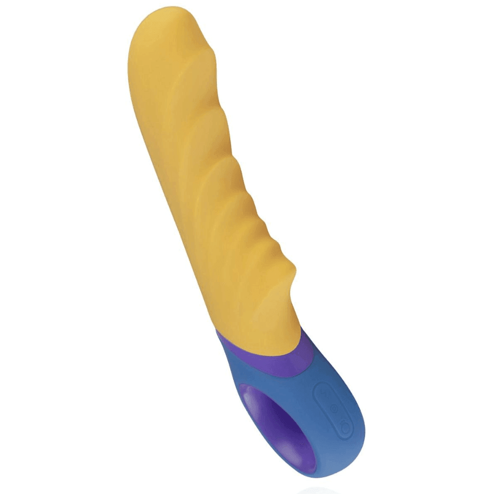 Tone Textured Silicone G-Spot Vibrator - Xoxomoving