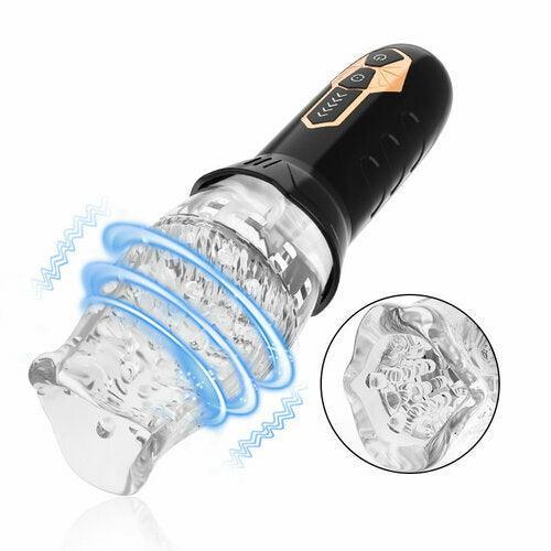 Tornado Handheld 5 Rotating 10 Vibrating Masturbation Cup - Xoxomoving