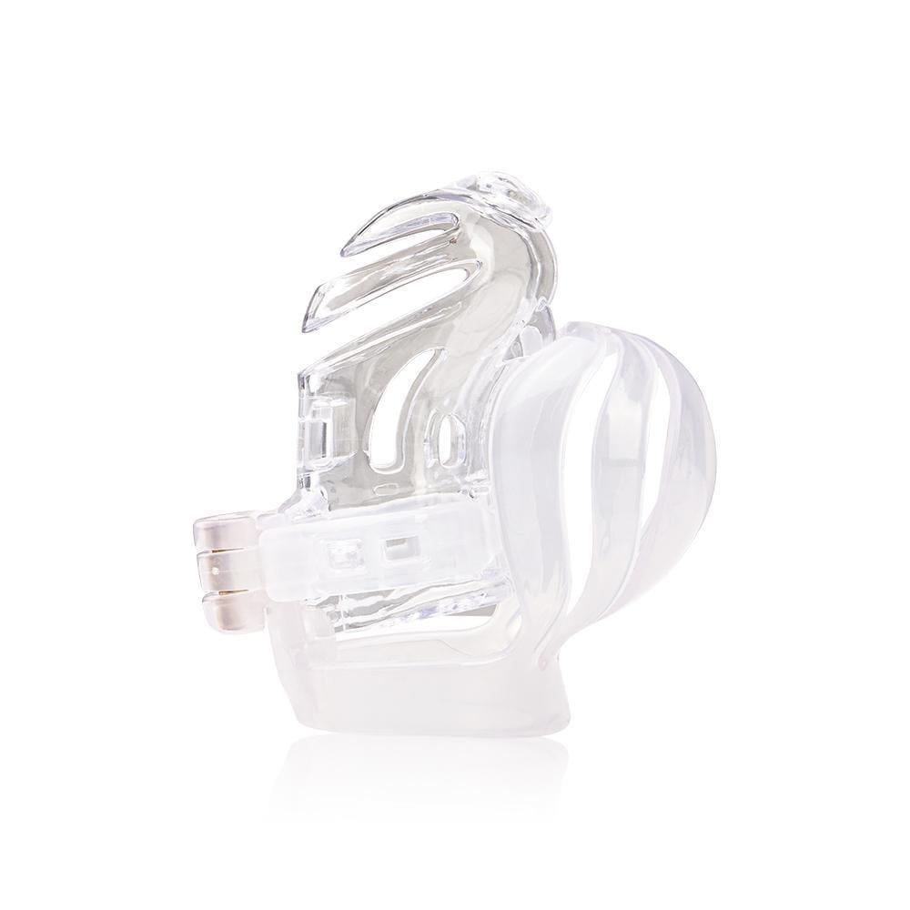 Transparent Air-Permeable Lockable Slave Safe Chastity Cage - Xoxomoving