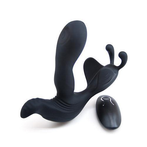 Triple O butterfly Pulsating remote control triple vibe - Xoxomoving