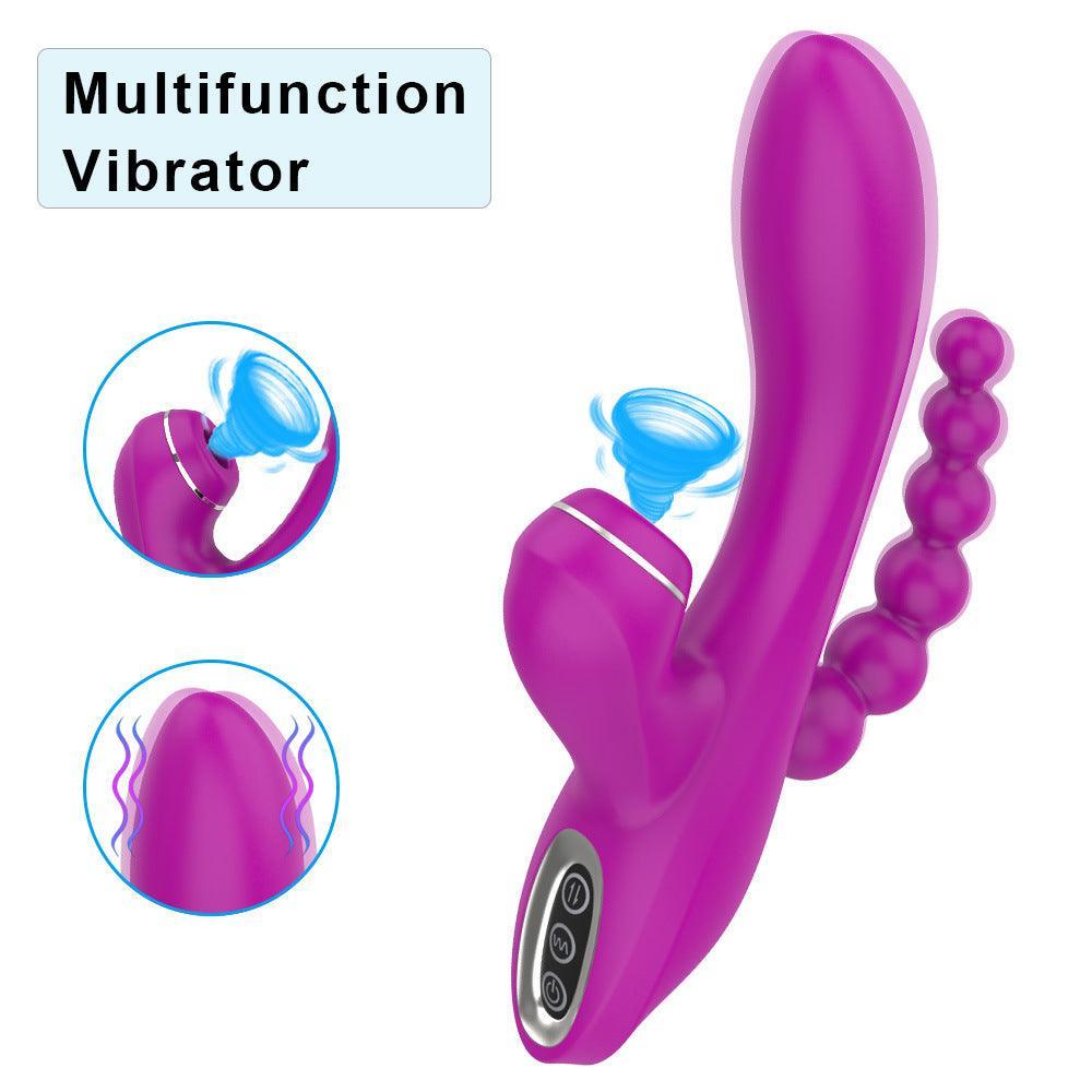 Triple stimulation vibe with oral attachment - Xoxomoving