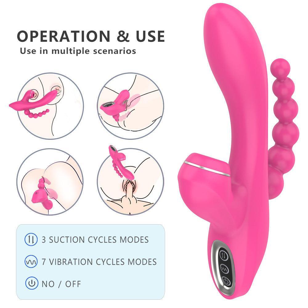 Triple stimulation vibe with oral attachment - Xoxomoving