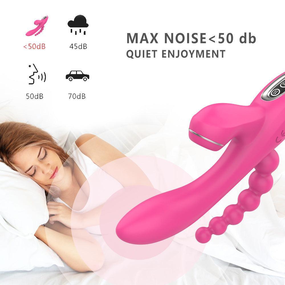 Triple stimulation vibe with oral attachment - Xoxomoving