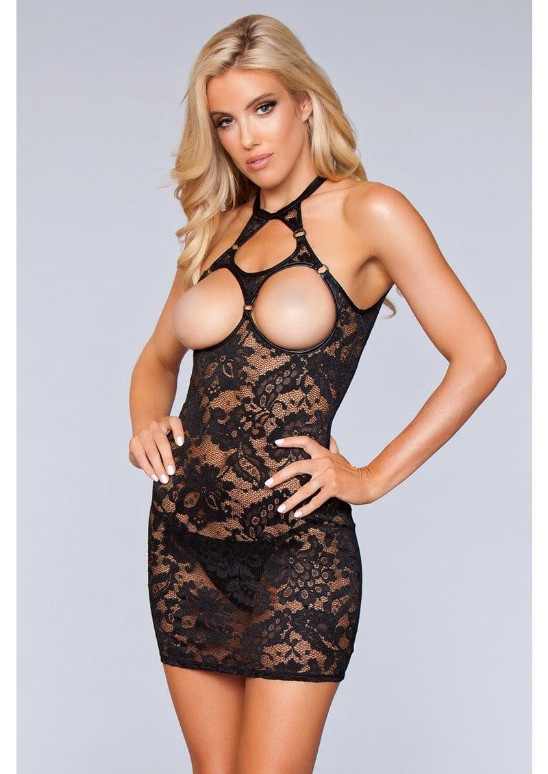 Trisha Lace Open Cup Dress - Xoxomoving