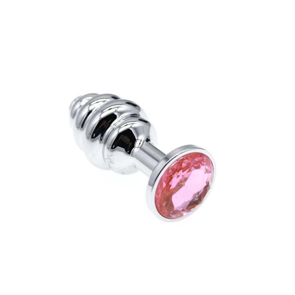 Twisted gem Jeweled metal butt plug - Xoxomoving