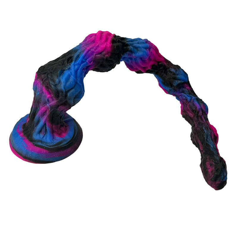 Twistwood Silicone Long Butt Plug – Flexible Ribbed Anal Toy for Deep Stimulation