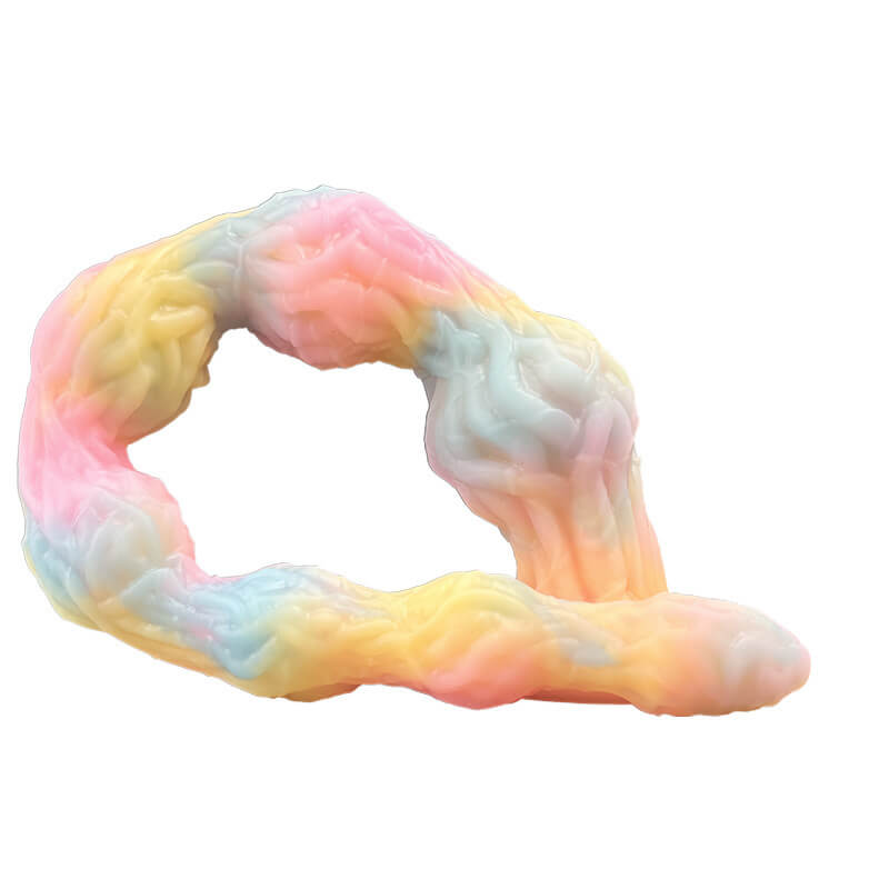 Twistwood Silicone Long Butt Plug – Flexible Ribbed Anal Toy for Deep Stimulation