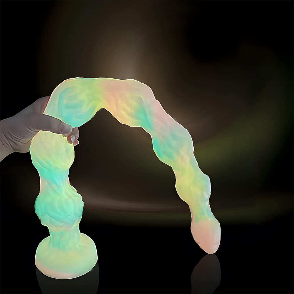 Twistwood Silicone Long Butt Plug – Flexible Ribbed Anal Toy for Deep Stimulation