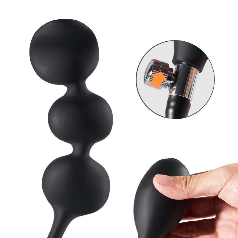 U-Eurich Silicone Inflatable Butt Plug for Couples - Perfect for Beginners - Xoxomoving