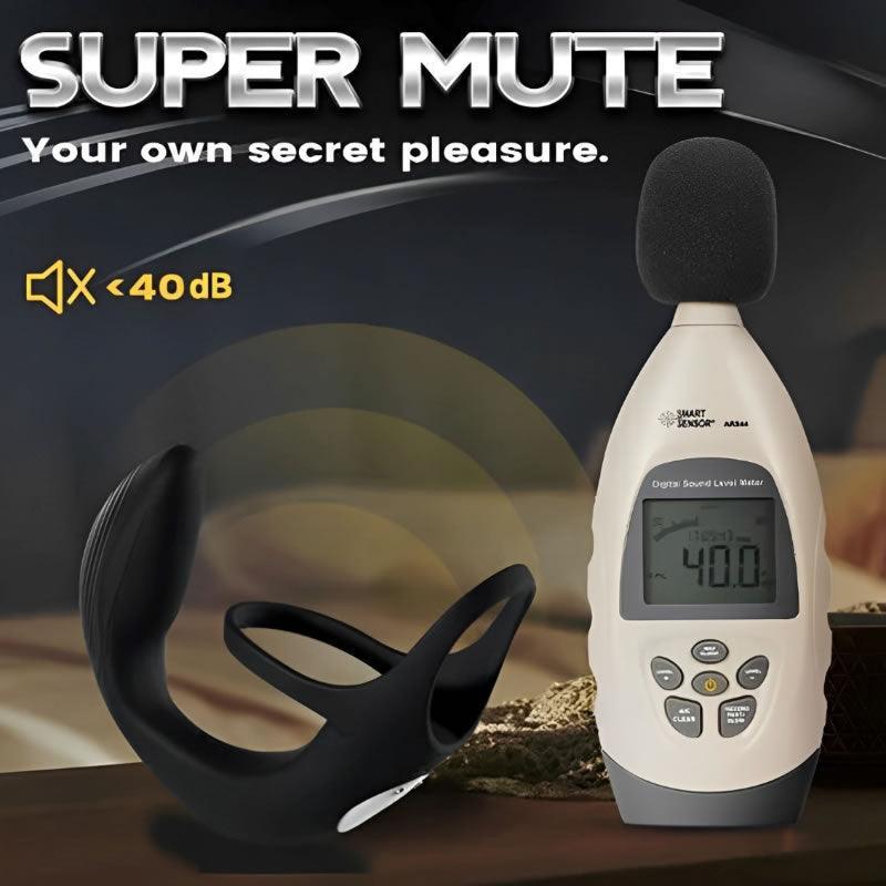 U-REYER APP Control 4 Quiet Vibrations Cock Ring & Prostate Massager - Xoxomoving