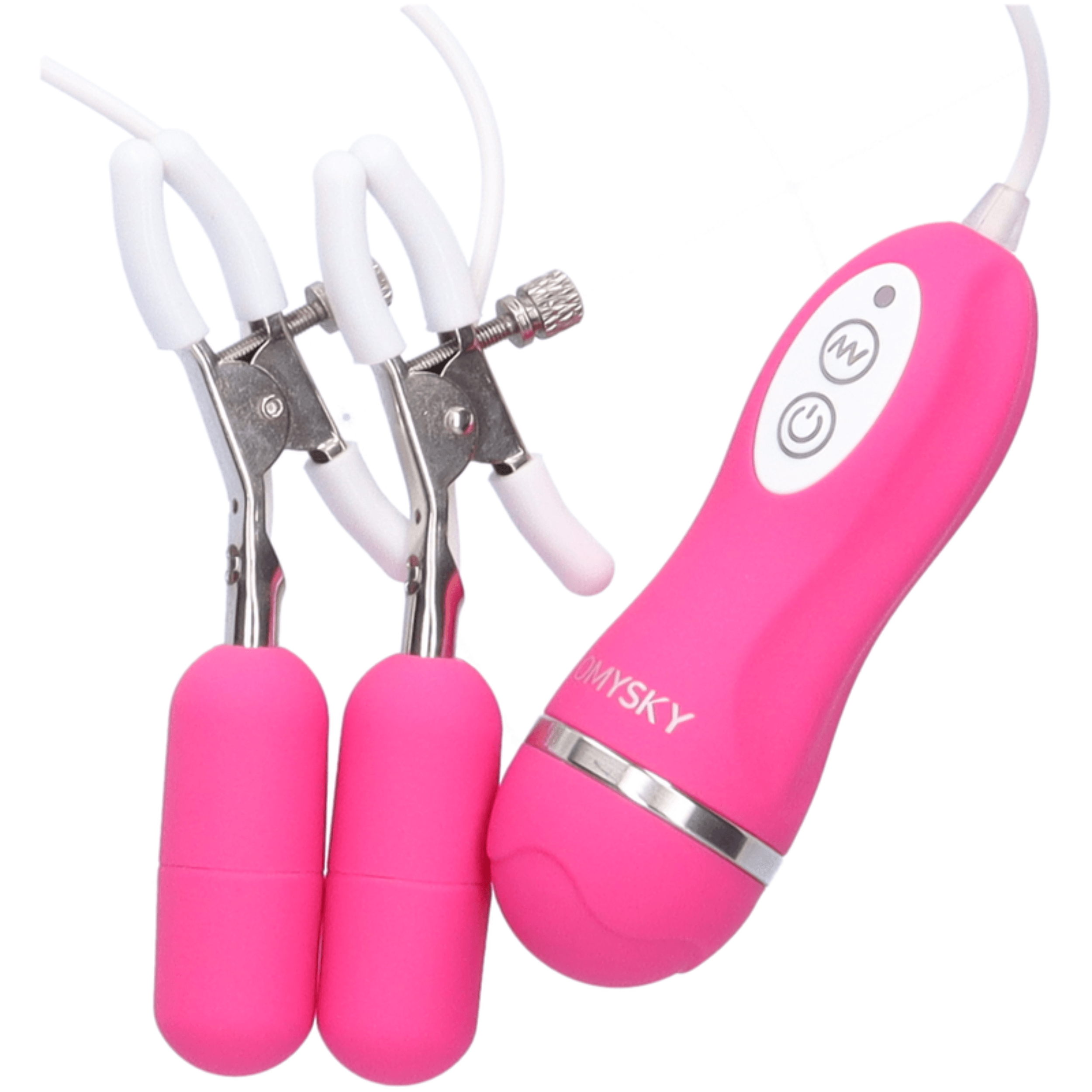 Powerful Vibrating Nipple Clamps with Remote - Xoxomoving