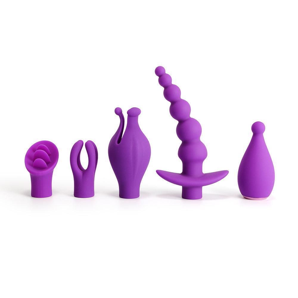 Ultimate Pleasure Kit: Clit Rubbing Nipple Vibrator with Vibrating Anal Beads - Xoxomoving