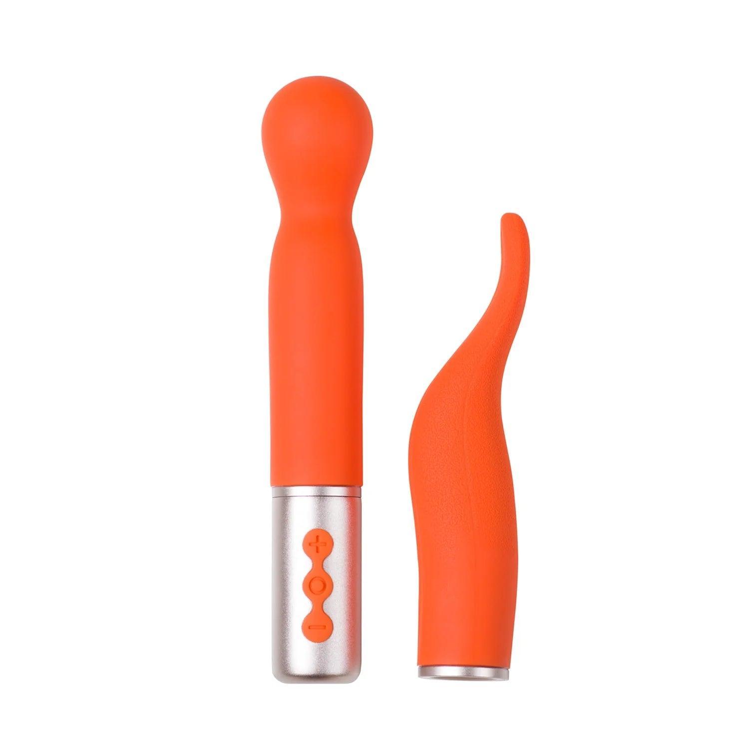 Ultimate Pleasure with The Naughty Collection Interchangeable Heads Vibrator - Xoxomoving