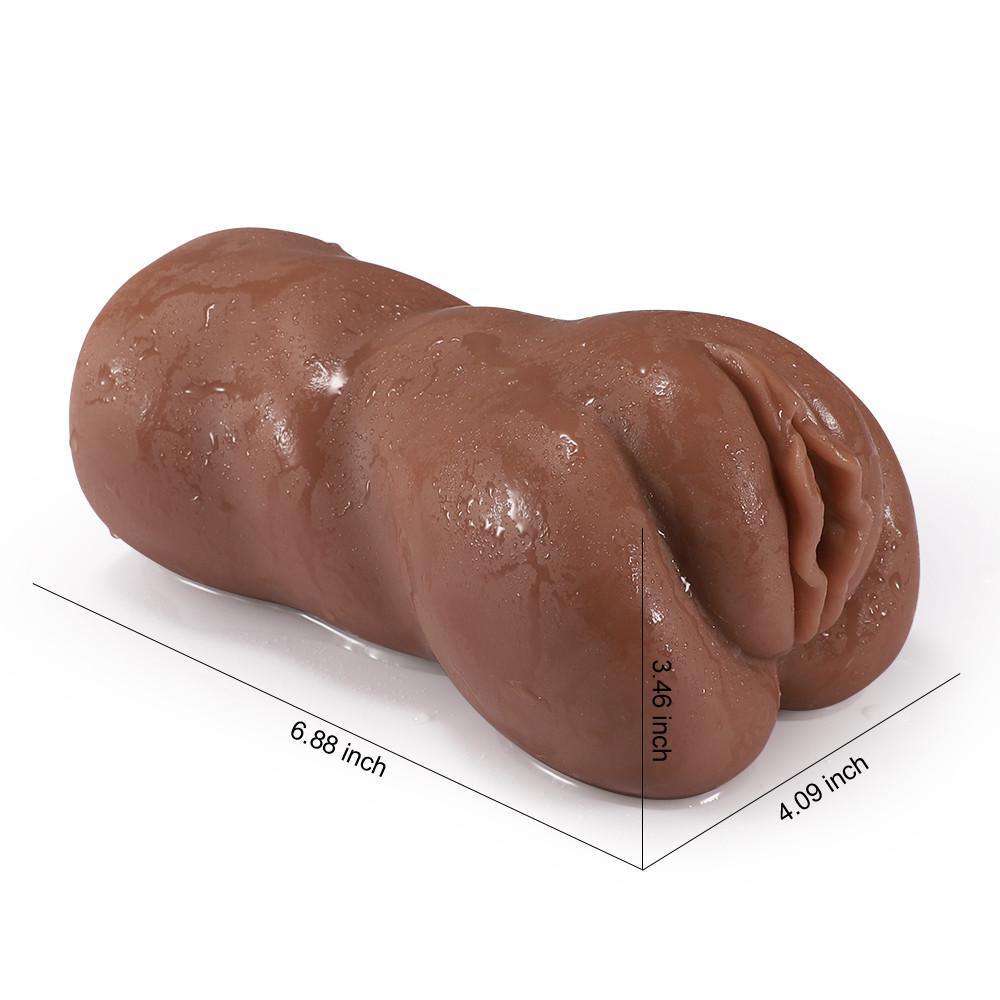 Ultra-Realistic Textured Pocket Pussy Masturbator: 1.58 lb - Xoxomoving