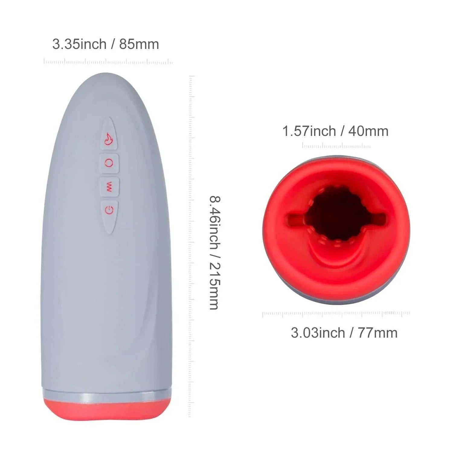 Ultra-Strong Rolling Vibrating Masturbator Cup - Xoxomoving