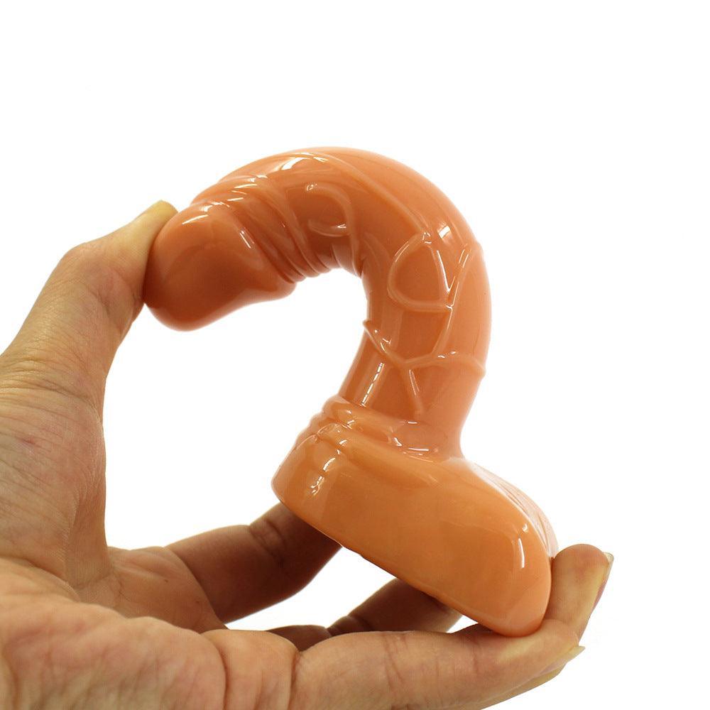 Ultra Veined Realistic Beginner Dildo With Balls - Xoxomoving