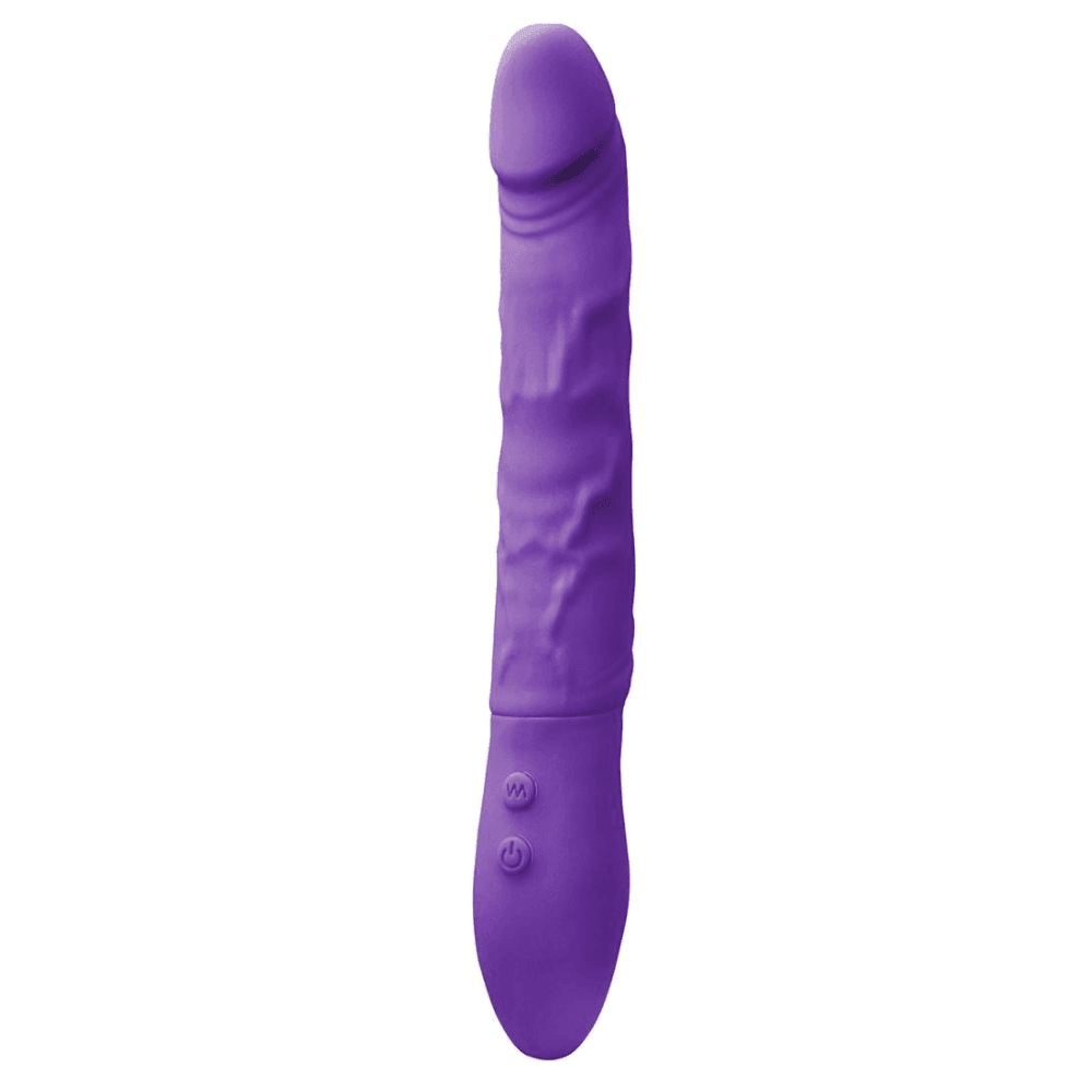 Ultra Veined X-Long 9 Inch Rotating Dildo - Xoxomoving