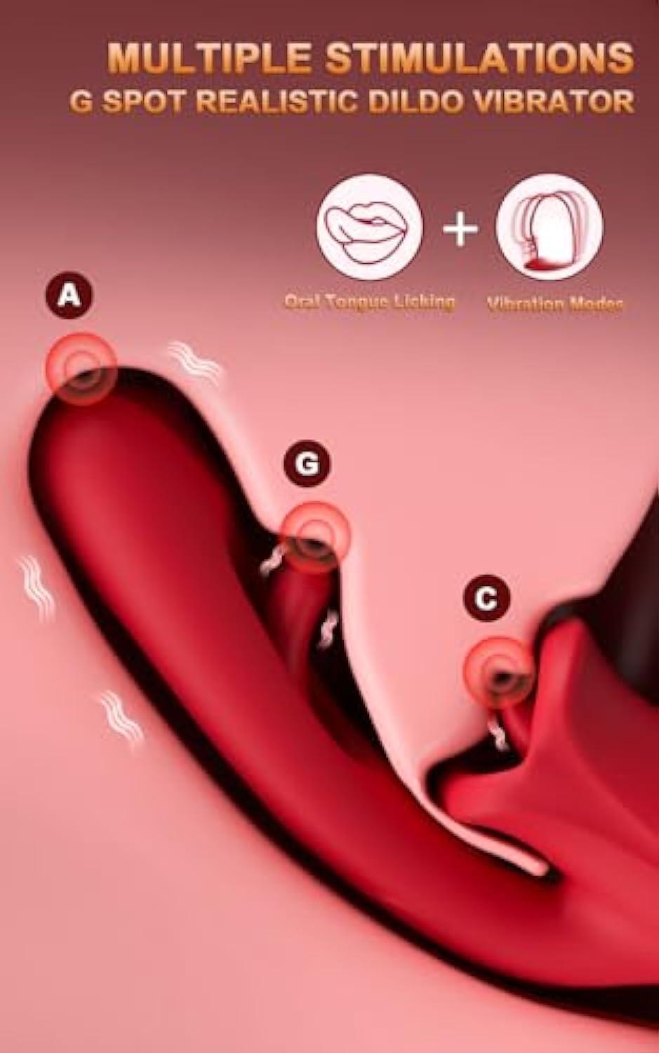 Lips Clit Toy for Solo or Couple's Play - Mimic Oral Sensation - 20 Vibration Settings - Xoxomoving