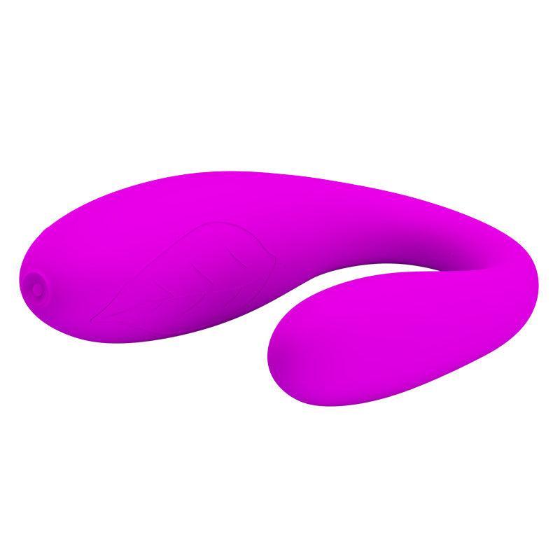 Unity g-spot and clitoral vibrator C-shape vibrator for couples - Xoxomoving