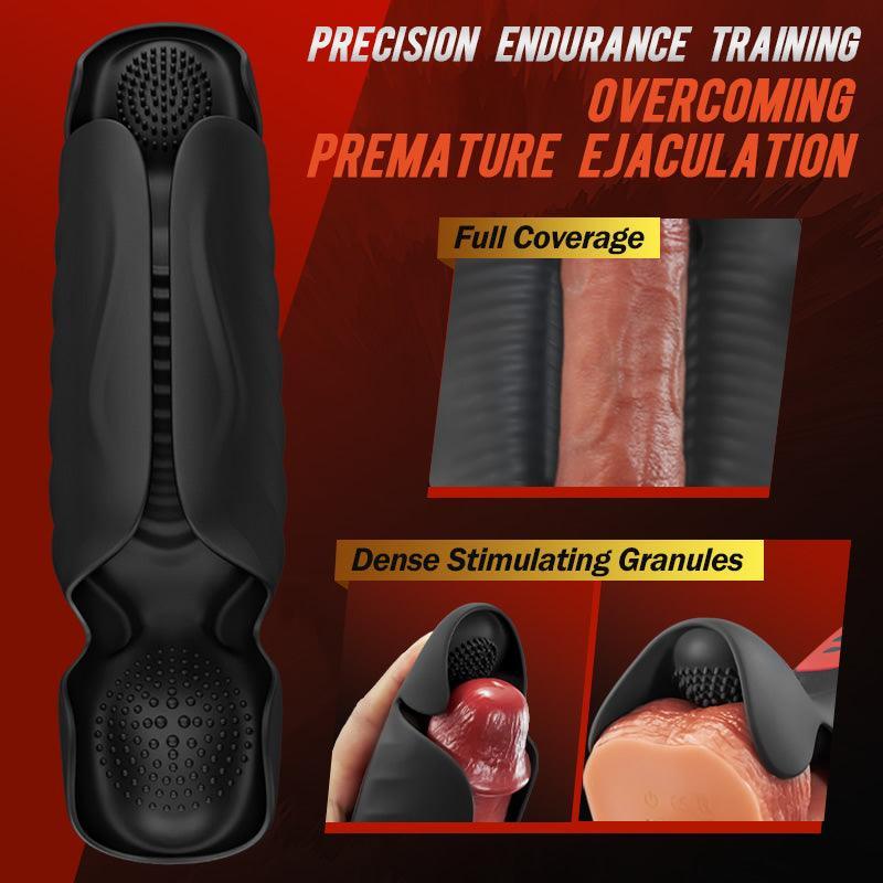 Upgraded 10 Pulse Vibrating Fully Wrapped Glans Trainer - Xoxomoving