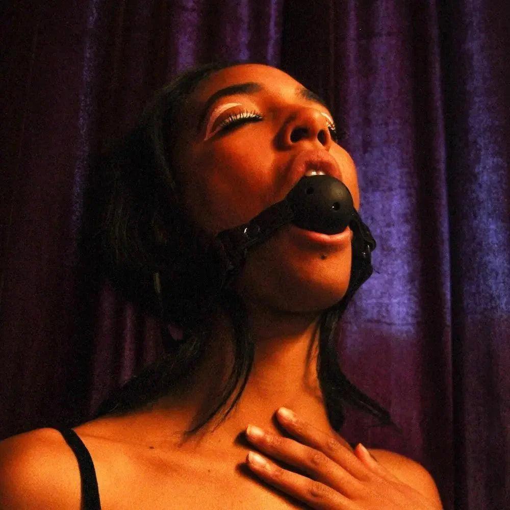 Ur Mine Ball Gag - Black - Xoxomoving