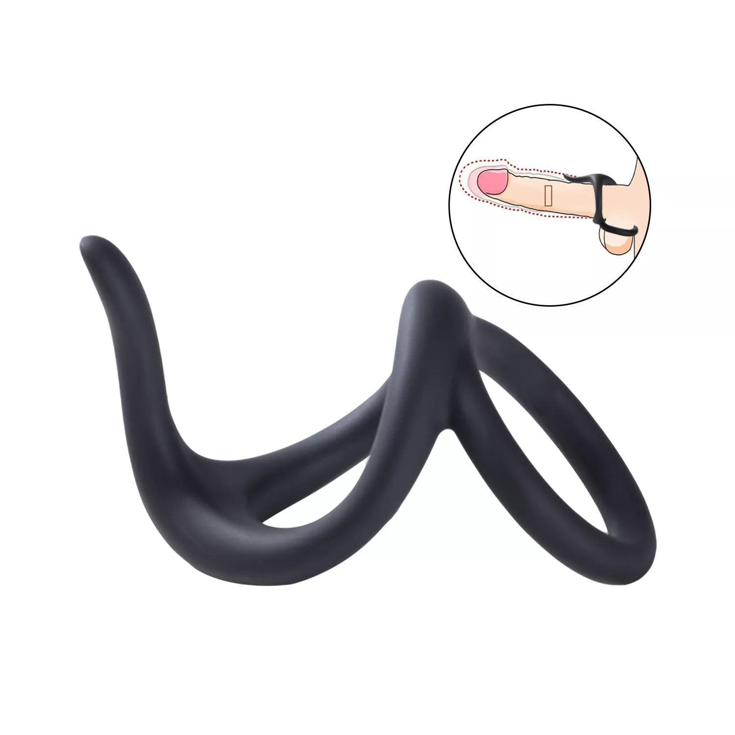 Van Dual Penis Ring: Adjustable Erection Enhancing Cock Ring - Xoxomoving