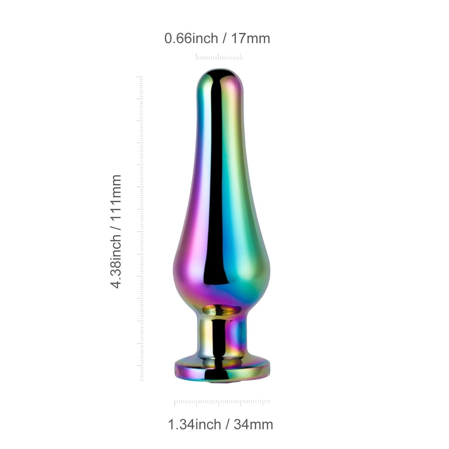 Vase Gem Radiance Curved Metal Gem Butt Plug: Add Glamour to Your Intimate Pleasure - Xoxomoving