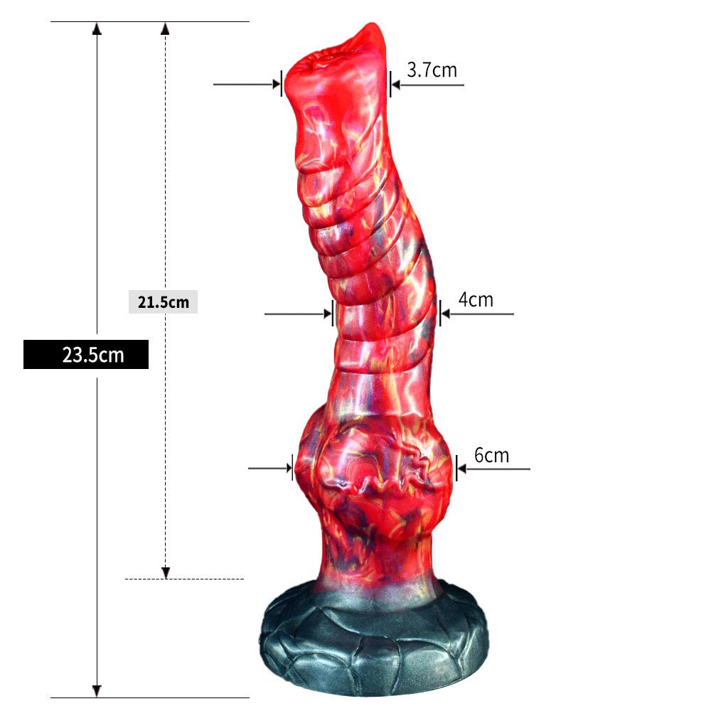Vermoryx 9 Inch Silicone Creature Dildo Xoxomoving