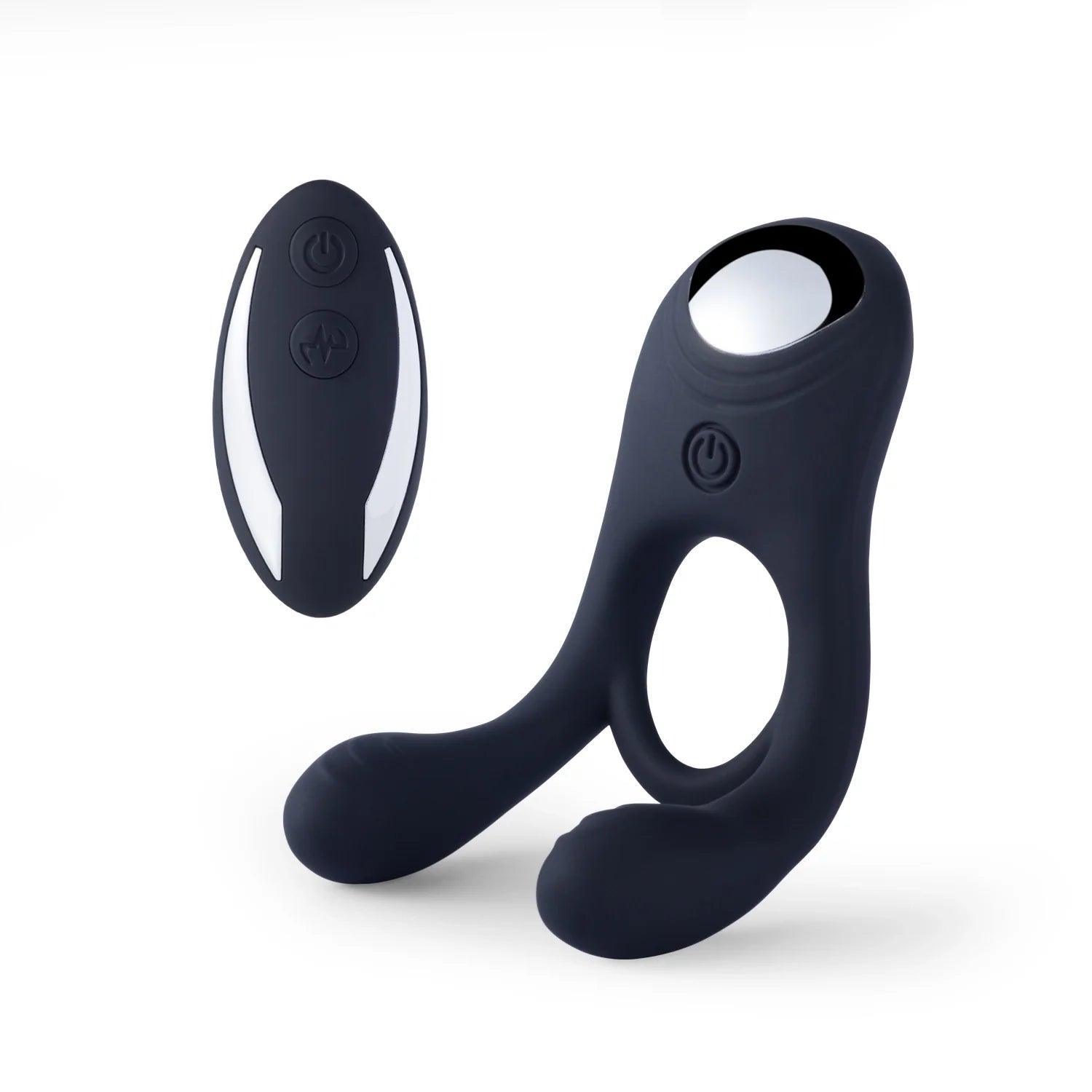 Versatile Mateo Vibrating Cock Ring - Elevate Shared Pleasure - Xoxomoving