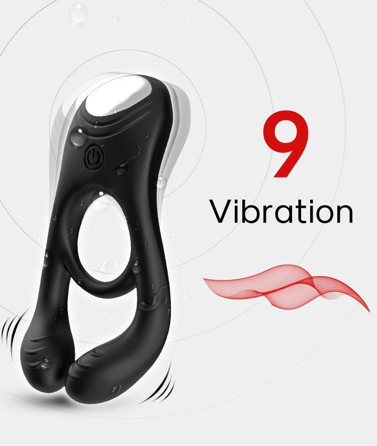 Versatile Mateo Vibrating Cock Ring - Elevate Shared Pleasure - Xoxomoving