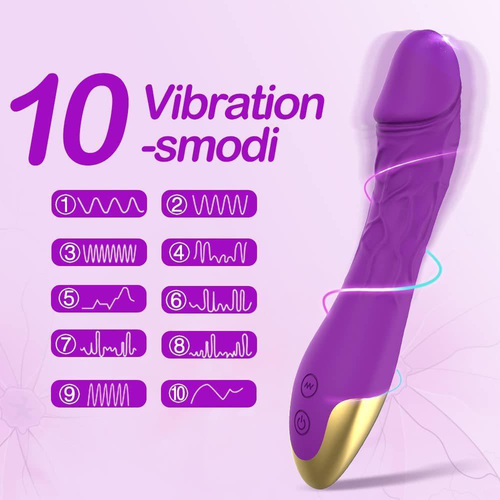 Vibrator for Women - Classic Vibrators, Dildo Vibrator, 10 Vibration Modes - Xoxomoving