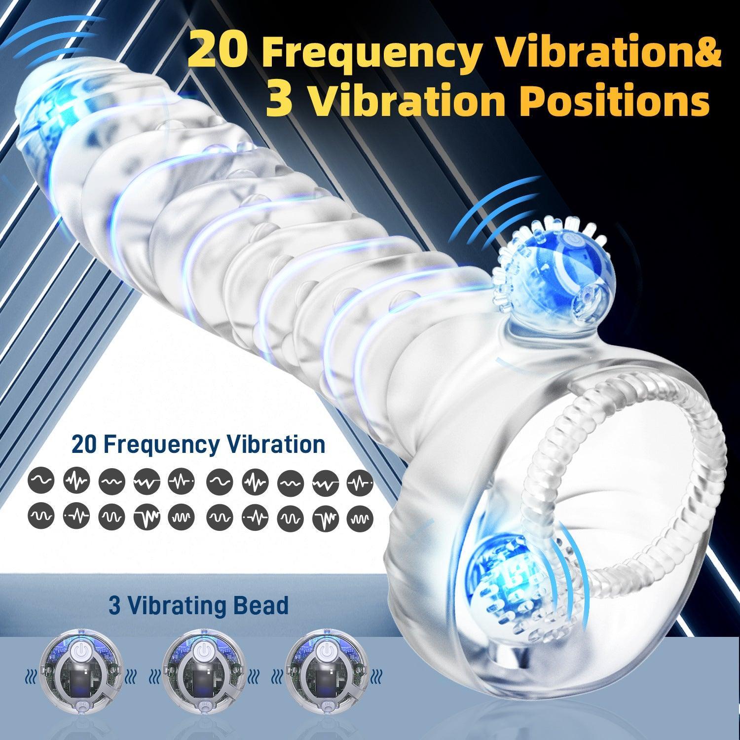 Vibro maximiser Vibrating penis extension - Xoxomoving