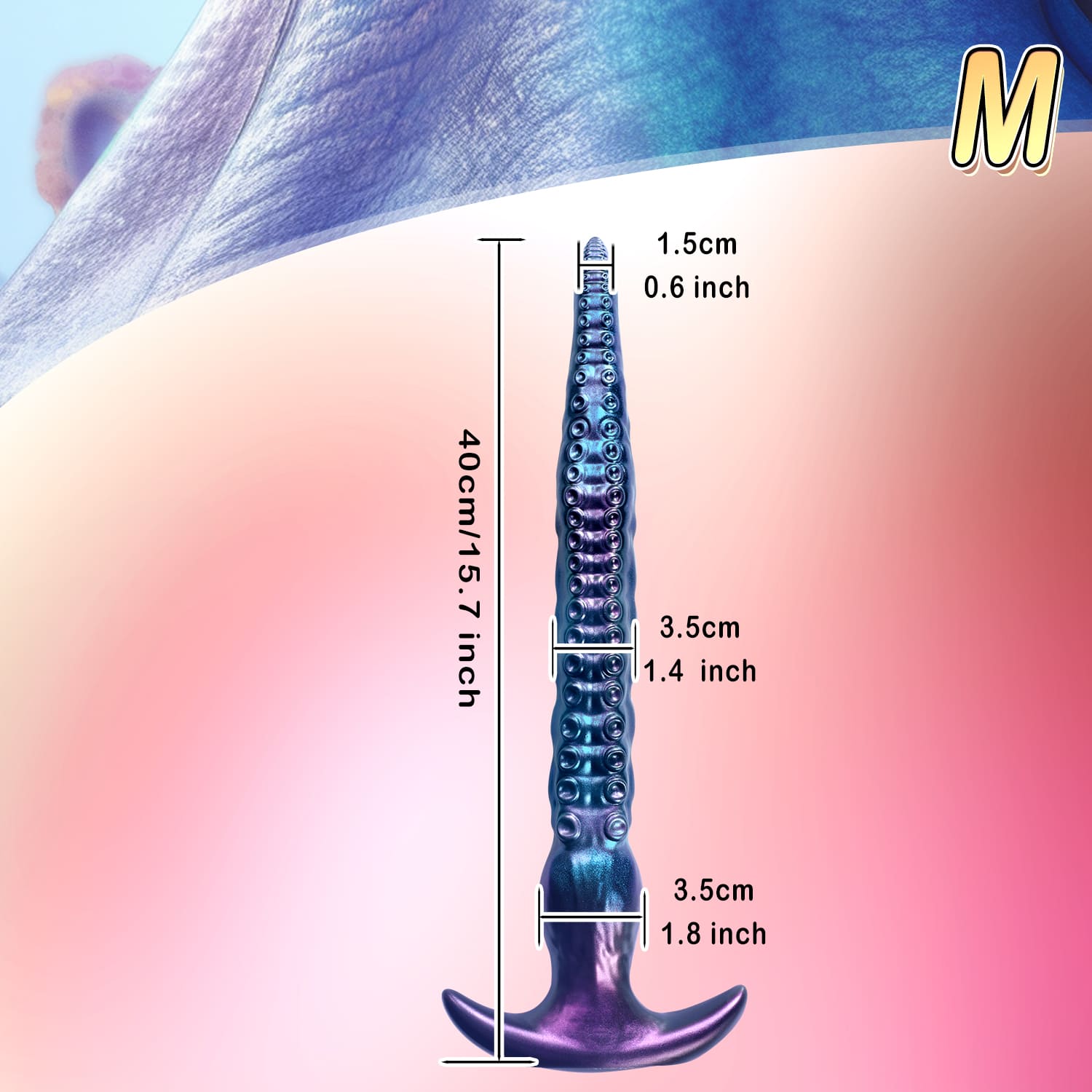 VoidWhip - Tentacle Dildo - Long Butt Plug - 3 Sizes Xoxomoving