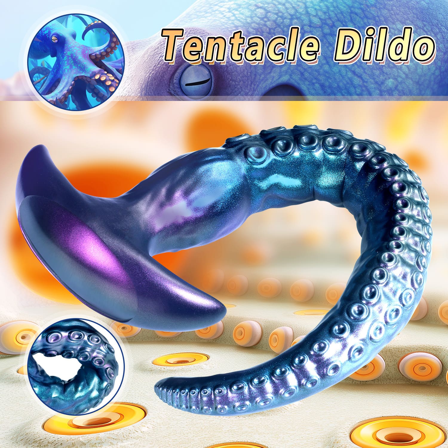 VoidWhip - Tentacle Dildo - Long Butt Plug - 3 Sizes Xoxomoving